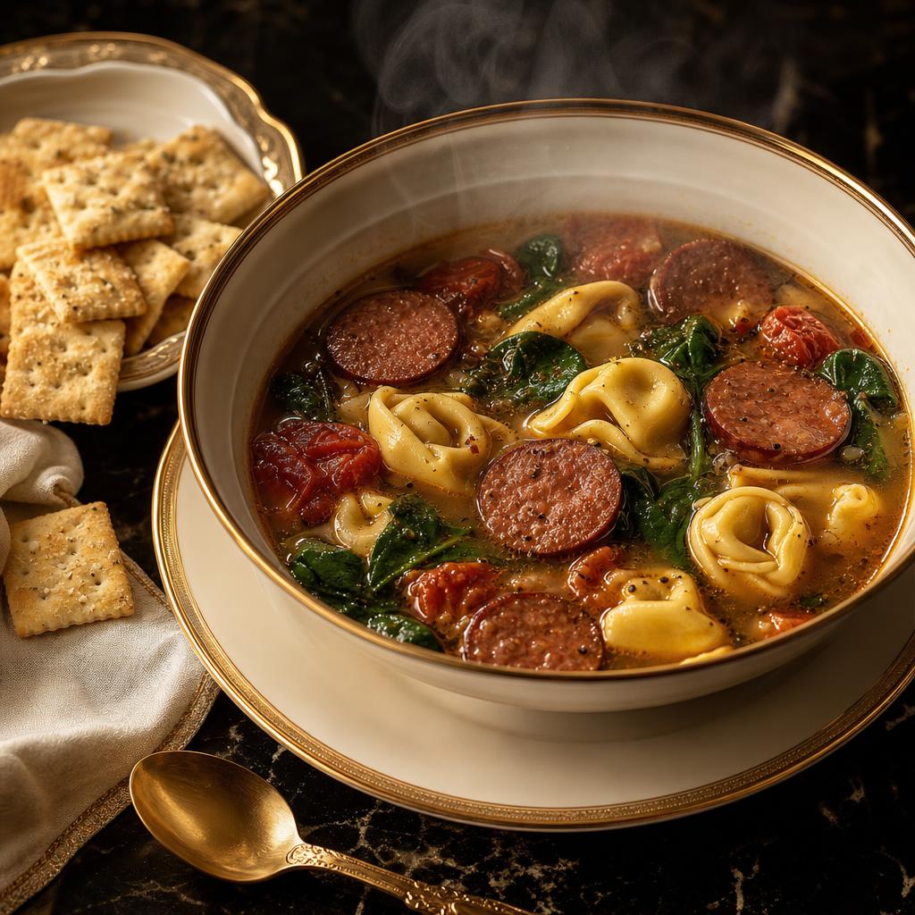 Tortellini Kielbasa Soup